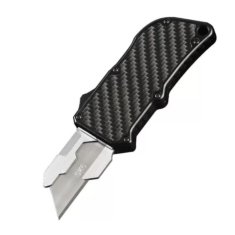 Micro-Tech Full CNC Aluminum Handle SK5 Cutting Utility Knife Blade Express Knife EDC Multi-Function Dismantling Tool SK5 Blade