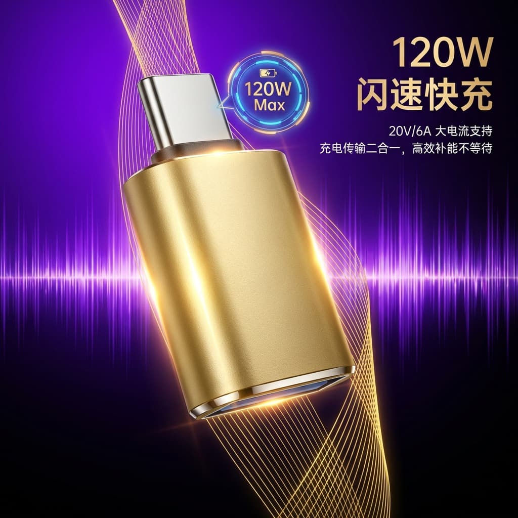 OTG Adapter USB 3.0 to Type-C Micro Converter for Phone USB Drive, Compatible with Huawei Apple