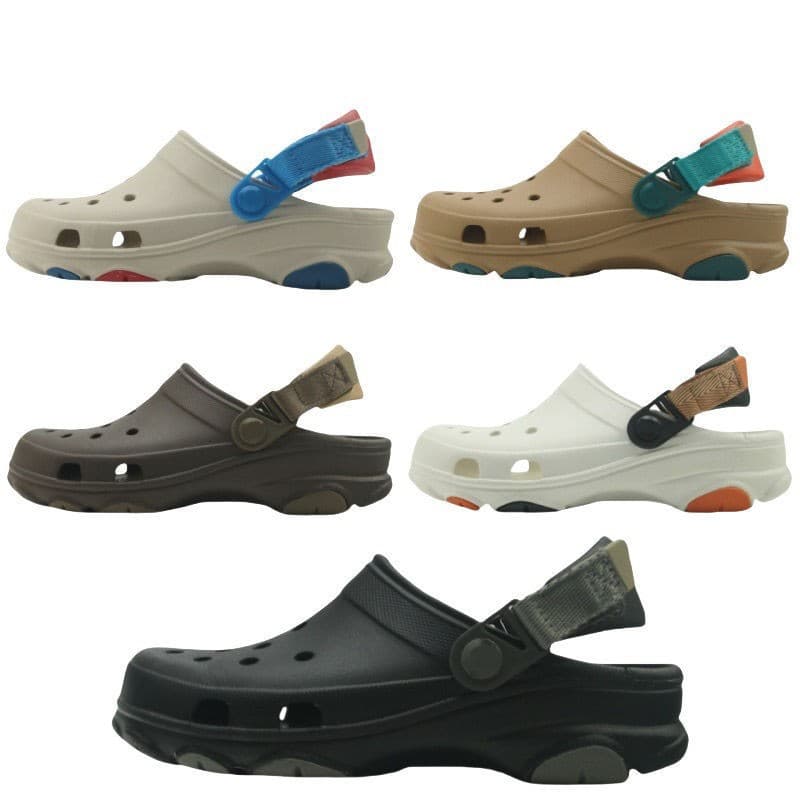 Crocs Classic Clog Baya Lined Unisex Sandals Slippers Couple Shoes Trin Magic Strap Beach Shoes 205089