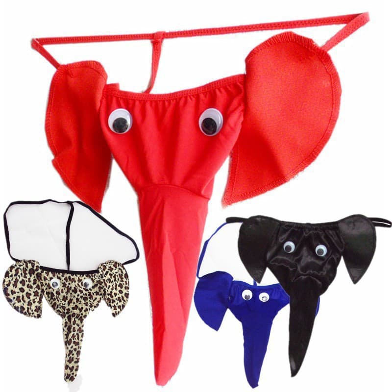 Sexy underwear men's penis wrapped in elephant T cross-border wholesale sexy large size beautiful buttocks elastic comfortable and interesting