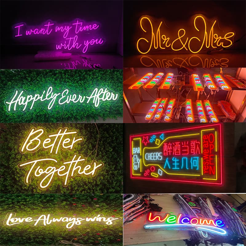 LED Neon Sign Light Up Letters for Birthday, Holiday, Store, Bar Atmosphere Decoration Light Strip Ins Style