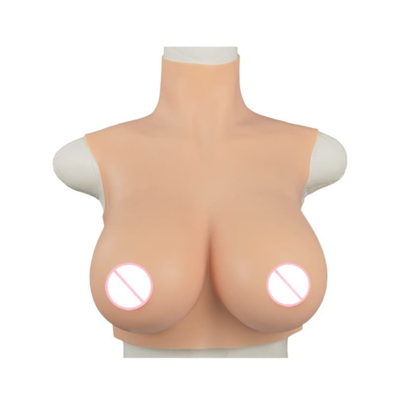 Men's Silicone Breast Forms Chest Shaper Crossdresser Drag Queen Breastplate Drag C Cup Silicone Chest Pad