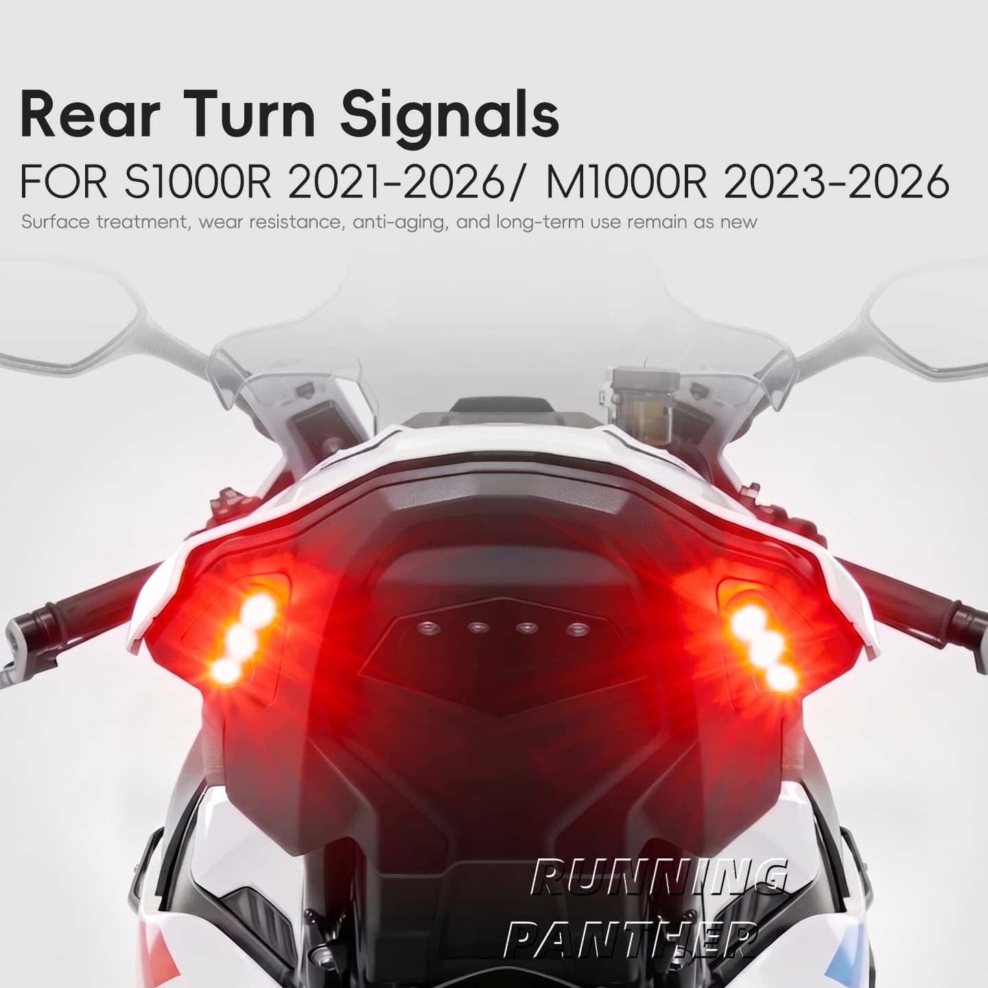 For BMW S1000R/M1000R 21-26 Motorcycle Modified Accessories LED Turn Signal Cross-border
