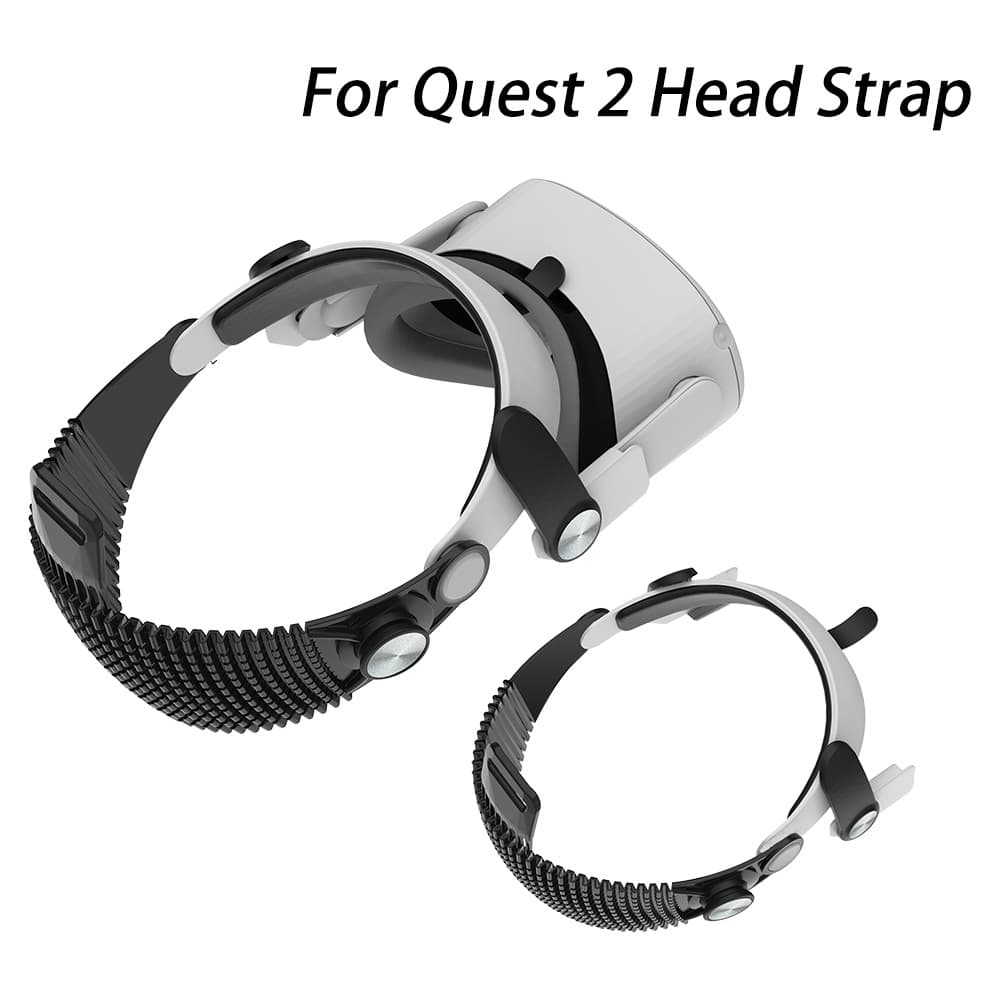 Meta Quest 2 / Quest 3 / 3S VR Accessories Pressure Relief Black Elite Strap (Headset Not Included)