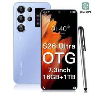 S26 Ultra Cross-Border Phone 3+32GB Memory True 4G Network Octa-Core Fingerprint Unlock Smartphone 7.3-Inch