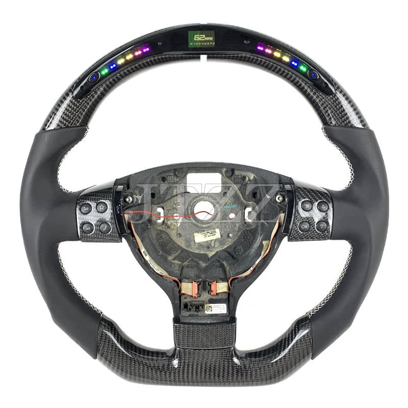 LED Carbon Fiber Steering Wheel Upgrade for Volkswagen Golf GTI MK5 2003-2008