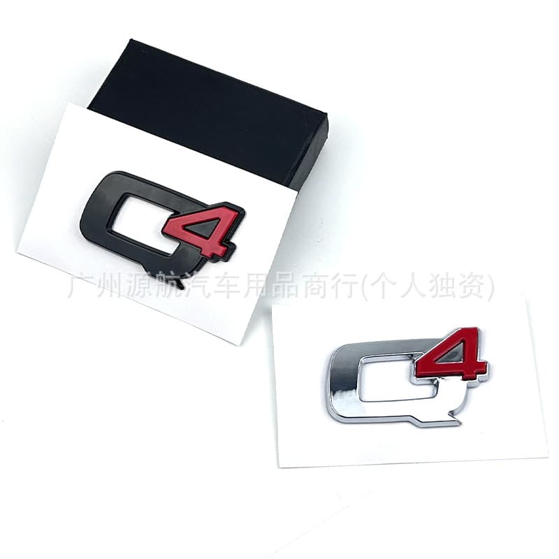 Compatible with Alfa Romeo Emblem Rear Badge GIULIA STELVIO VELOCE TI Q2 Q4 English Badge