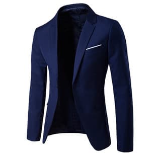 New Fashion Men's Blazer, Wedding Suit Jacket, Korean Slim Fit Business Casual Professional Formal Coat for Men