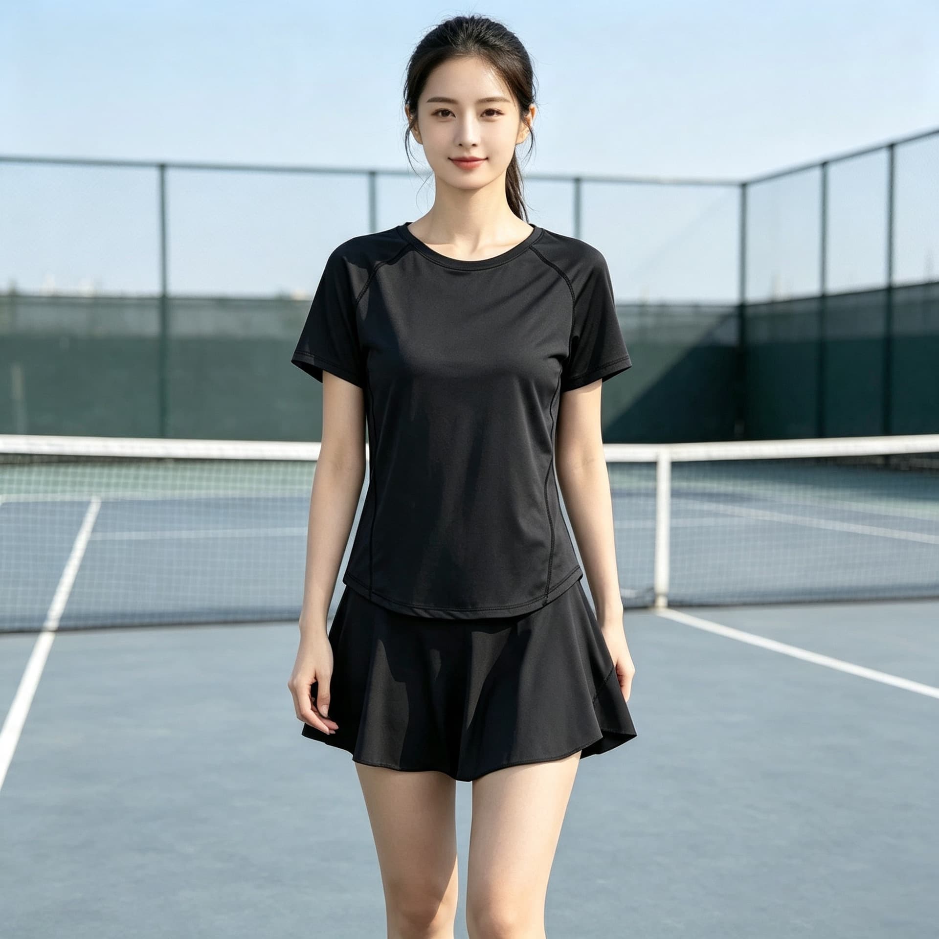 New quick-drying fitness clothing suit for women, loose and slim, summer outdoor running clothing, professional yoga skipping sportswear