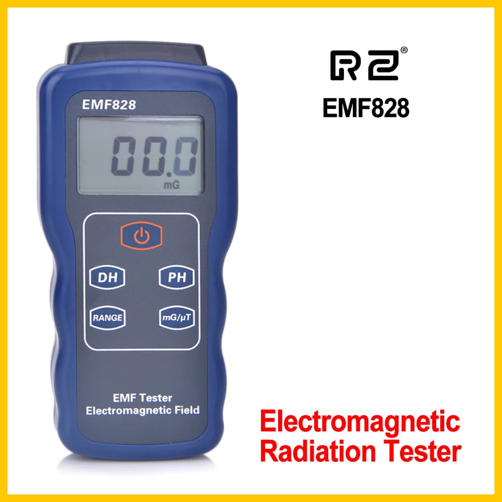 Low-Frequency Field Strength Meter Electromagnetic Radiation Meter Magnetic Field Strength Meter Electromagnetic Wave Detector EMF828