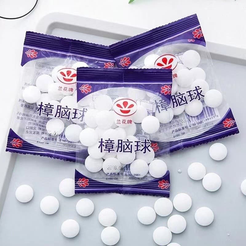 Household camphor anti-mildew, moth-proof and insect-proof pills, bedroom camphor wood blocks, camphor balls, sanitary balls, wholesale anti-mosquito delivery