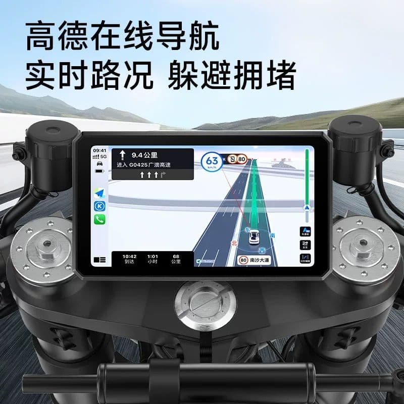 INTON Motorcycle Carplay BSD Blind Spot Warning Motorcycle Electric Scooter Recorder Electric Vehicle Monitoring HD Dual Lens
