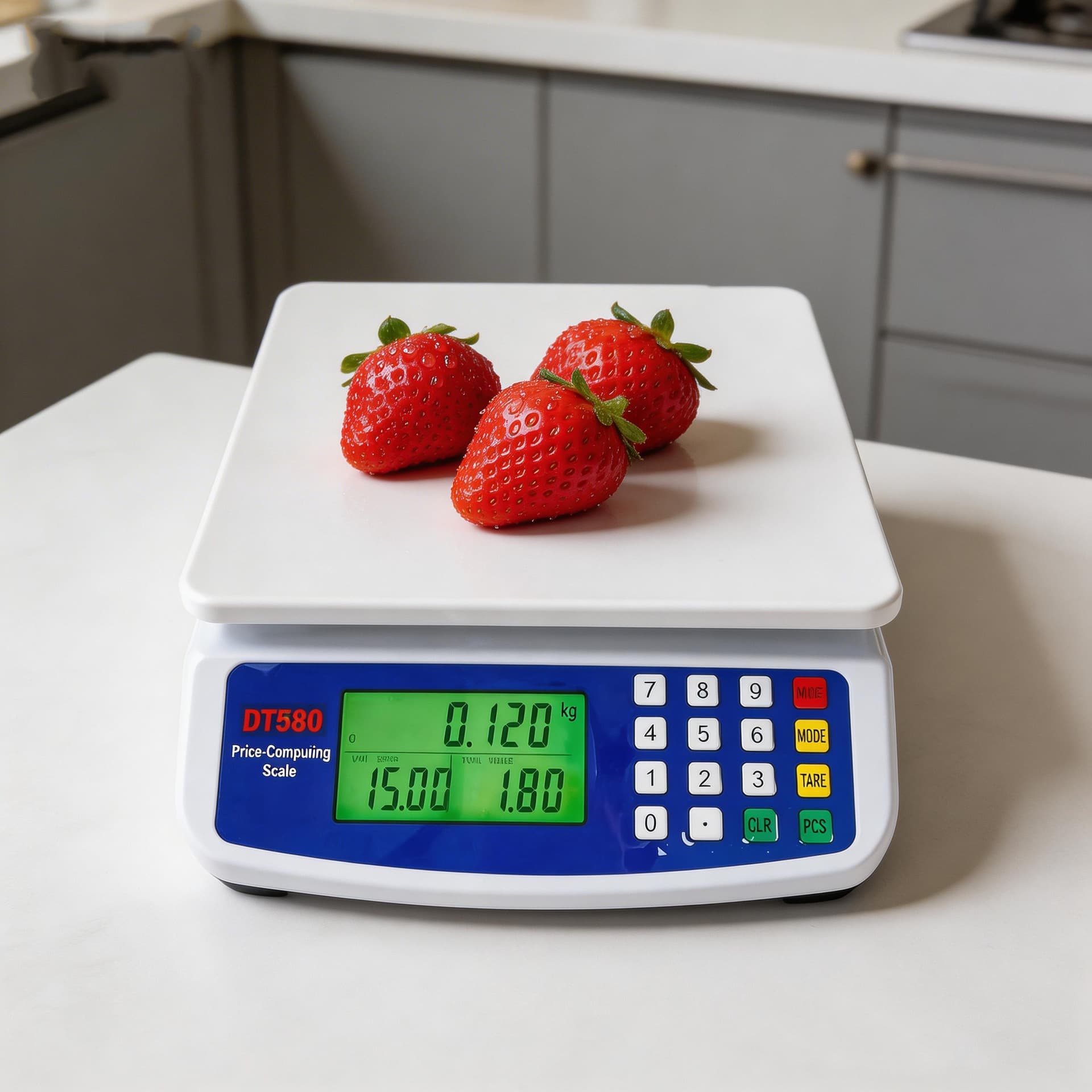 Best-selling 40kg/1g electronic scale for baking, food kitchen scale, small pricing scale for fruit and vegetable stalls