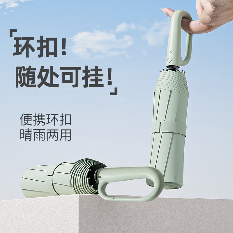 Automatic Folding Umbrella Large Size UV Protection Sunshade Women's Convenient Portable Sun Rain Two-way High-grade Umbrella