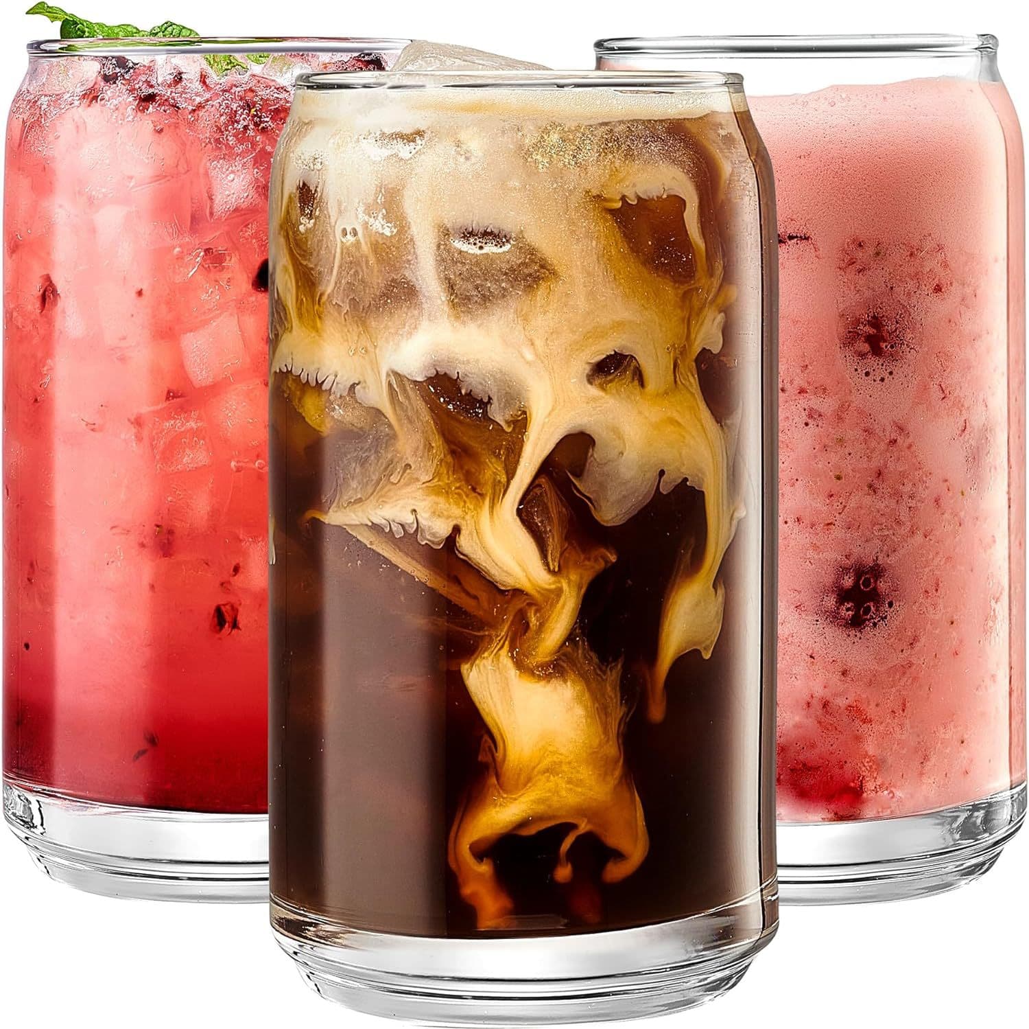 Amazon Hot Selling High Appearance Coffee Juice Cup Ins Style Glass Water Cup Wholesale Cola Cup Water Cup Coffee Cup