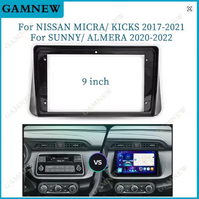 Suitable for 2017 Nissan MICRA/Jinke/2020+ Sunshine/ALMERA Android Navigation Variety Panel Cover