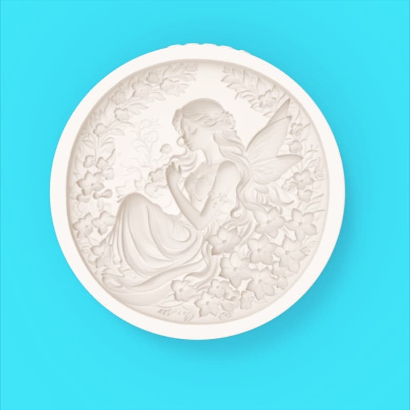 Cross-border Angel Girl Fondant Cake Decoration DIY Handmade Silicone Mold Resin Casting 18223