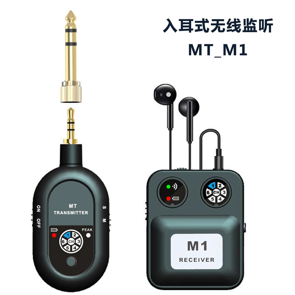 In-Ear Wireless Monitor System for Singers and Bands, Stage Real-Time Audio Monitoring, 2.4G Stereo