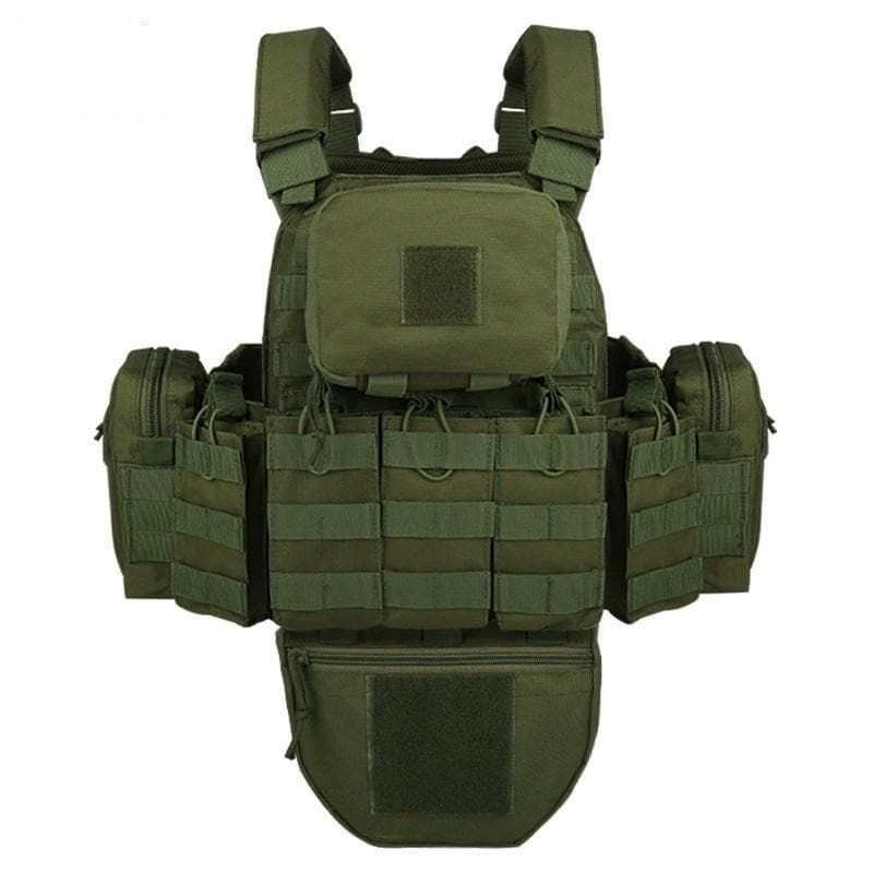 Universal Tactical Vest with Quick-Release System, Multi-Function Wear-Resistant Body Armor Vest for Outdoor Military Enthusiast Training