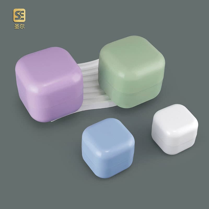 20/30/50/100g Factory ready-made double-layer thickened rounded corner cream box PP material facial cream box mini portable
