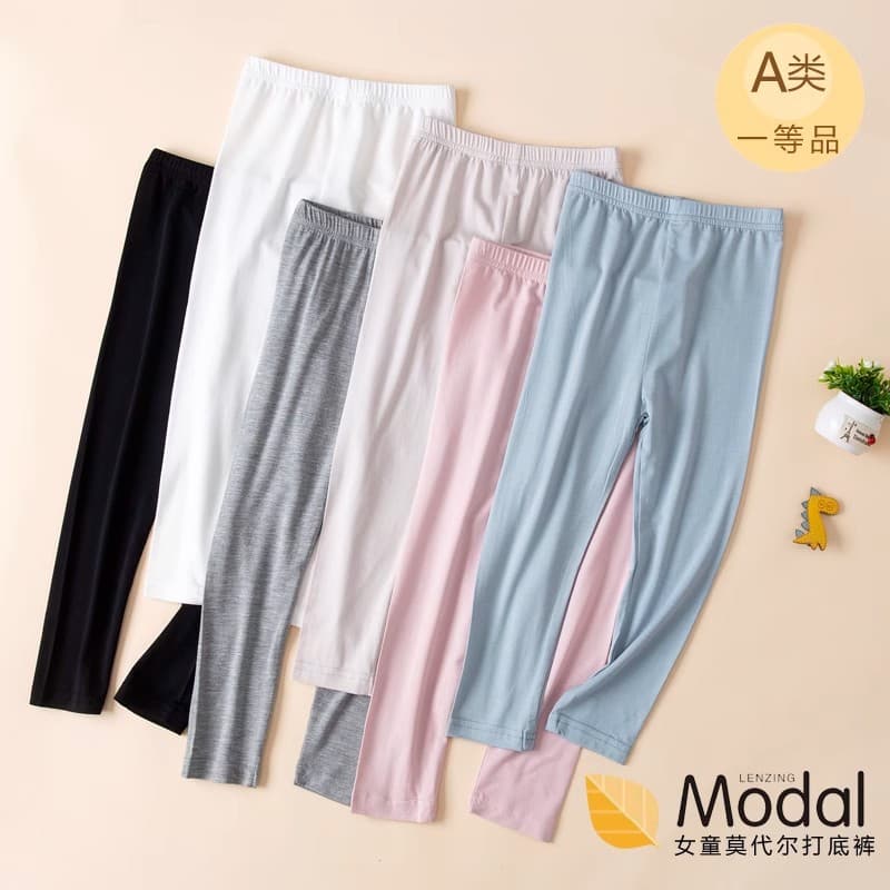 New Children's Pants Direct from Manufacturer Women's Kids Modal Capri Leggings Wholesale Children's Summer Season