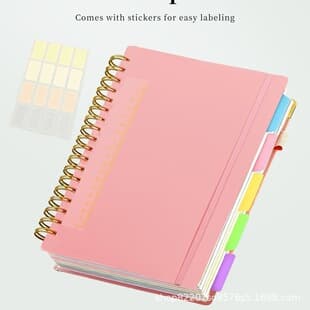Cross-border E-commerce Notebook Macaron Cash Budget Book Savings Journal Portable Business Simple