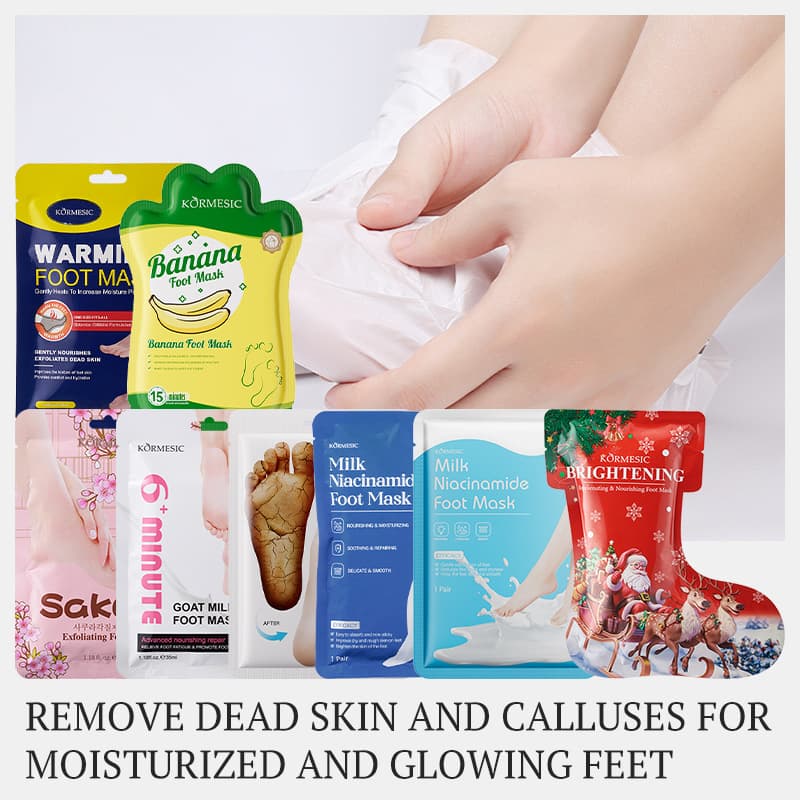 FOOT MASK lavender aloe foot mask KORMESIC all-English product cross-border foreign trade manufacturer wholesale