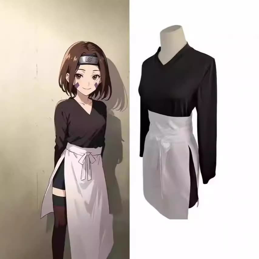 Japanese Shadow Wind Ninja Rin Cosplay Women's Costume Japanese Academy Style Quick-Dry Base