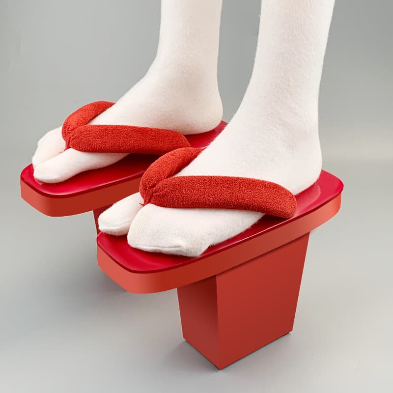 High-Cut Clogs Sandals Unisex Cotton Upper Round Toe PVC Bottom Flip Flops Japanese Style Woodcutter Slippers Slip-On Shoes