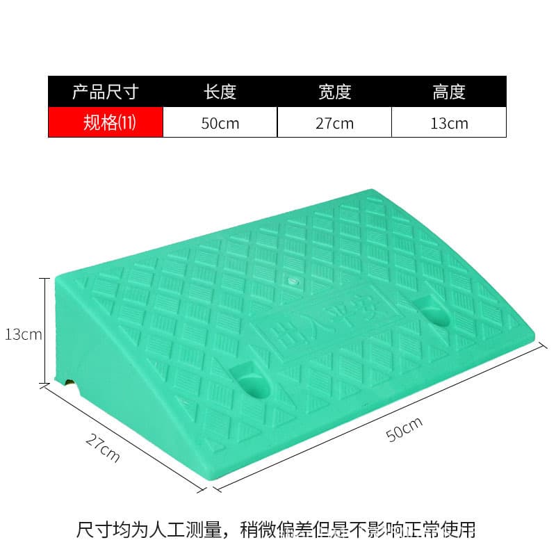 Step Ramp Slope Board Curb Ramp Plastic Electric Vehicle Climbing Pad Threshold Ramp Helper Board