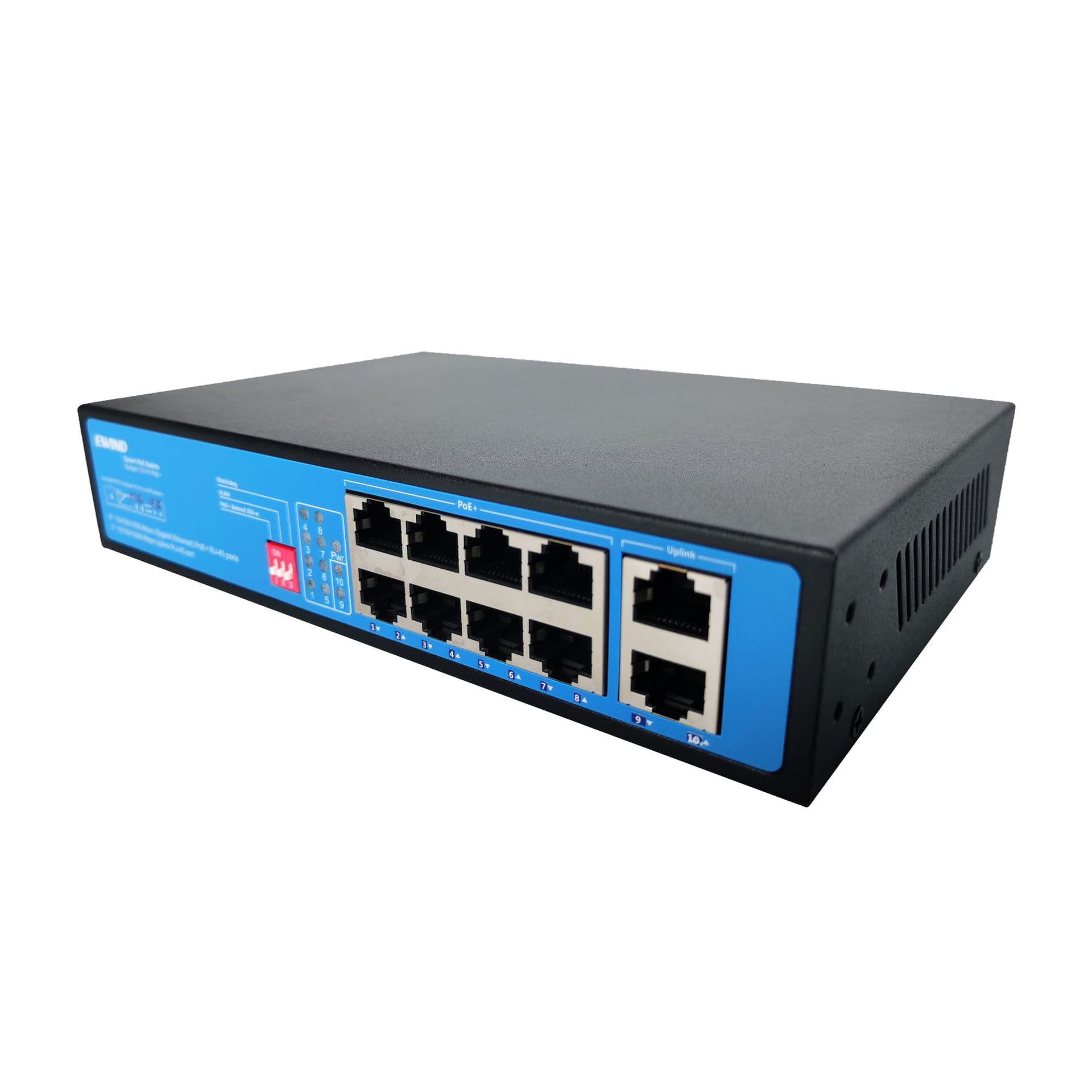 High-End Smart Watchdog AI Variable Speed Transmission Full Gigabit Network Switch POE 8-Port 10-Port POE Switch