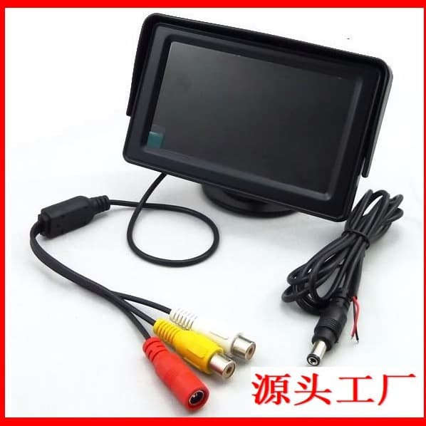 4.3-inch Car Monitor Folding Display 5-inch 7-inch Truck Rear View Camera Backup Display LCD