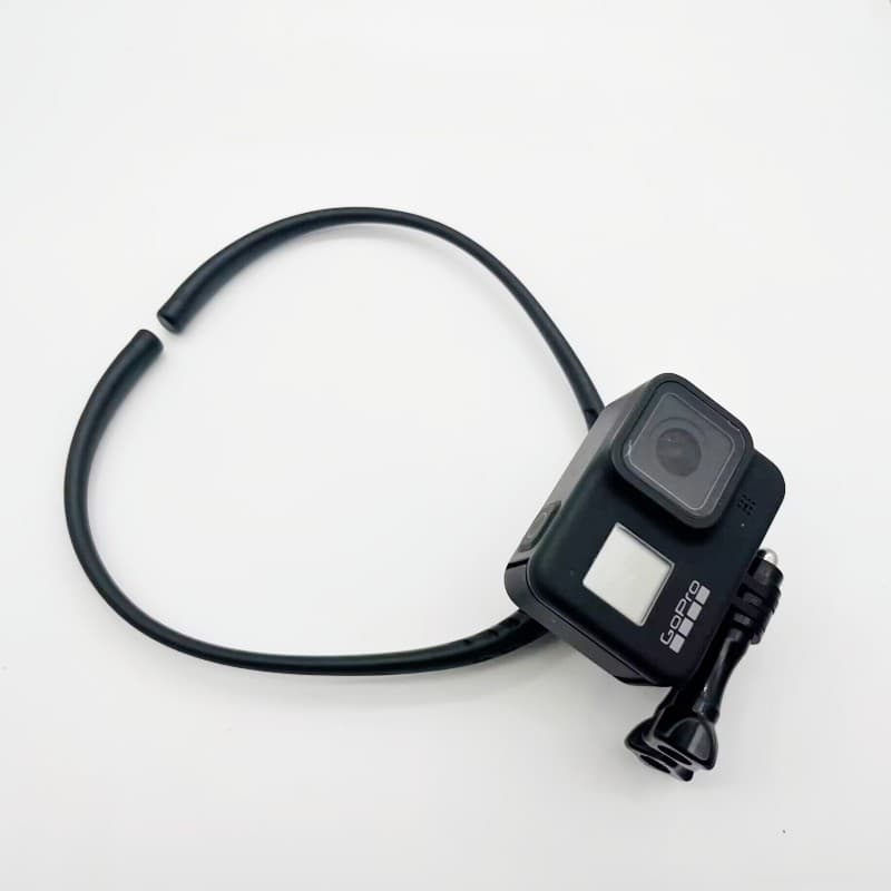 Collar type halter stand for selfie travel video Gopro action camera follow-up video stand first person