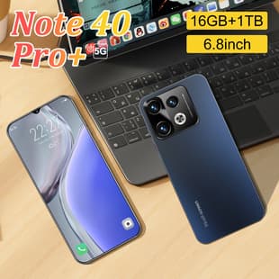 New Note 40 Pro+ Cross-border Phone 6.8-inch In-Cell Screen 2+16G True 4G Global Version Smart Export Phone