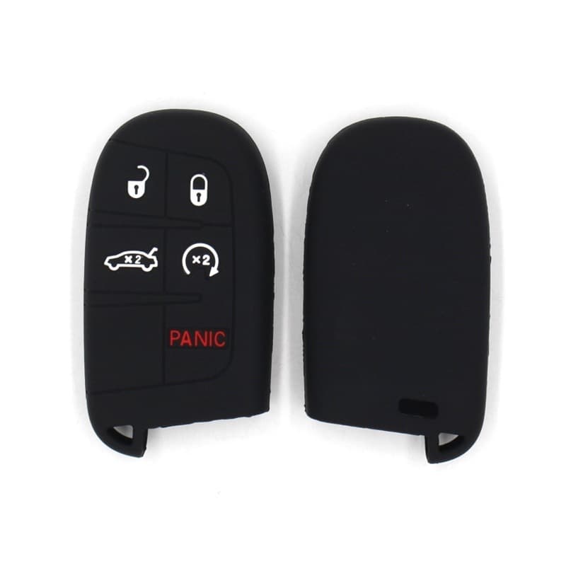 Silicone Key Case Cover for Jeep Dodge Compass, Jeep Cherokee, Renegade, Liberty, Grand Cherokee