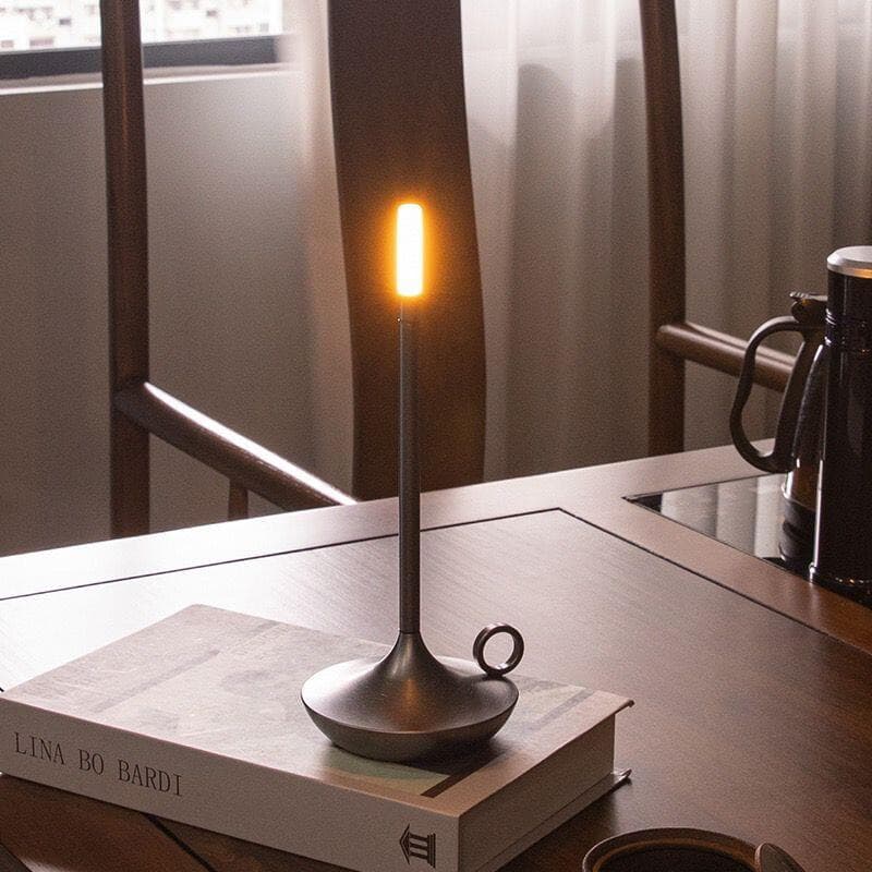 Cross-Border Metal Aluminum Aladdin Lamp Candle Outdoor Camping Restaurant Bedside Atmosphere Decorative Nightstand Desk Lamp