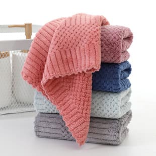 Thickened Dish Towel Dishcloth Non-Greasy Non-Absorbent Kitchen Cleaning Cloth Small Towel Thickened Table Cleaning Cloth
