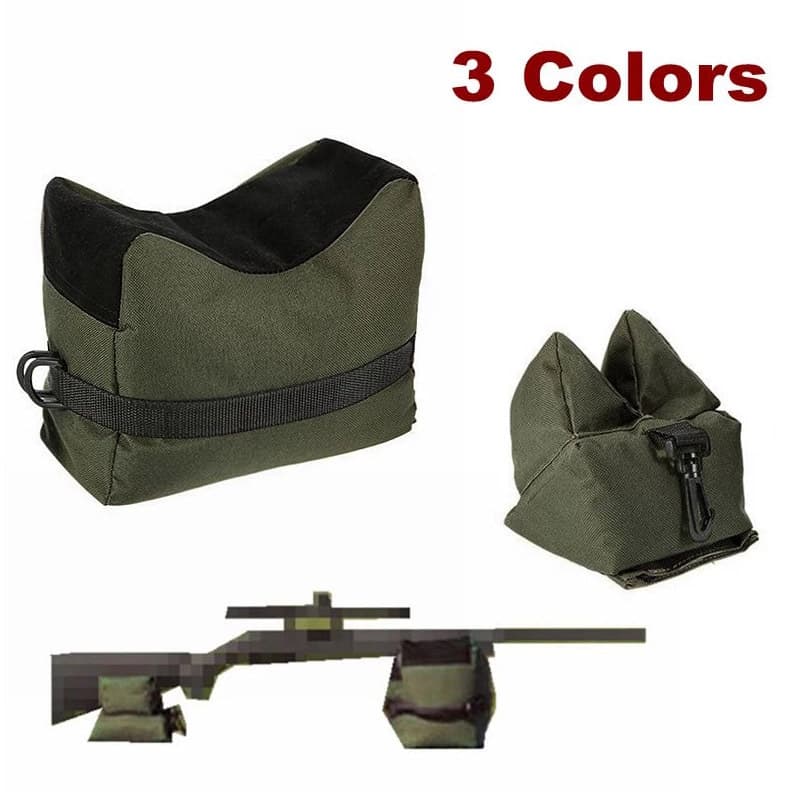 Tactical Military Fan Support Sandbag Hunting Prone Shooting Nylon Pad Fixed Aiming Sandbag Outdoor Camouflage Shooting Mat