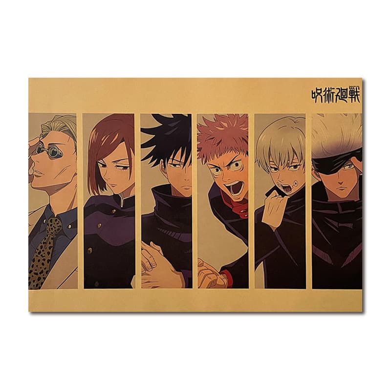 【A2220】Spell Return 02 Retro Kraft Paper Poster Cafe Decoration Painting