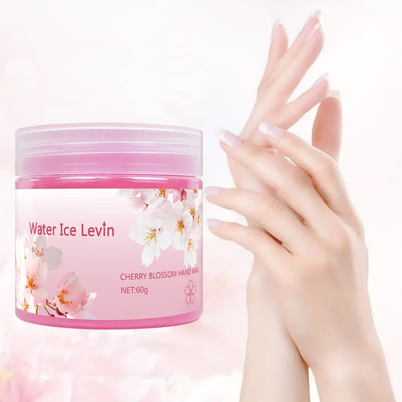 Water Ice Levin Sakura Hand Mask Cream Moisturizing Fragrance Hand Cream Anti-Crack Hand Mask Wholesale