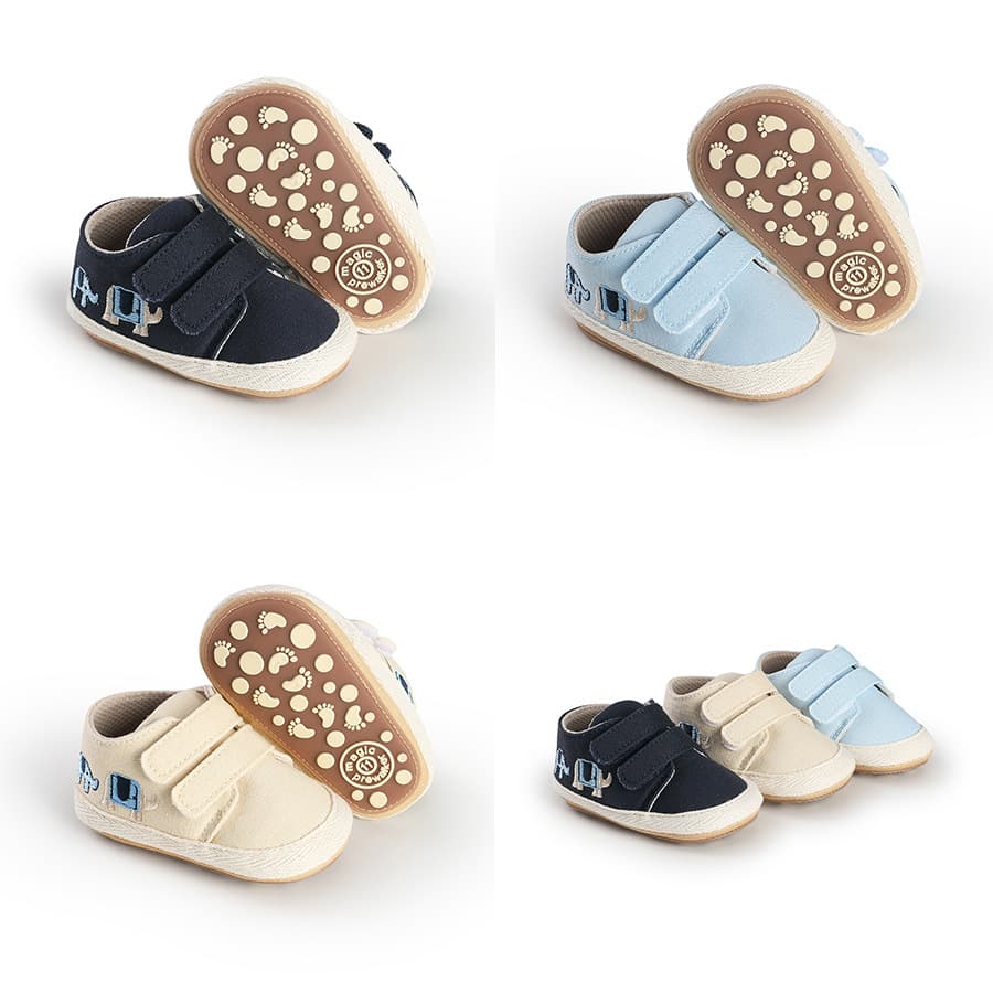Jiamile Spring Autumn Baby Toddler Walking Shoes Rubber Sole Non-slip Casual Pre-walking Shoes Babyshoes Factory Direct