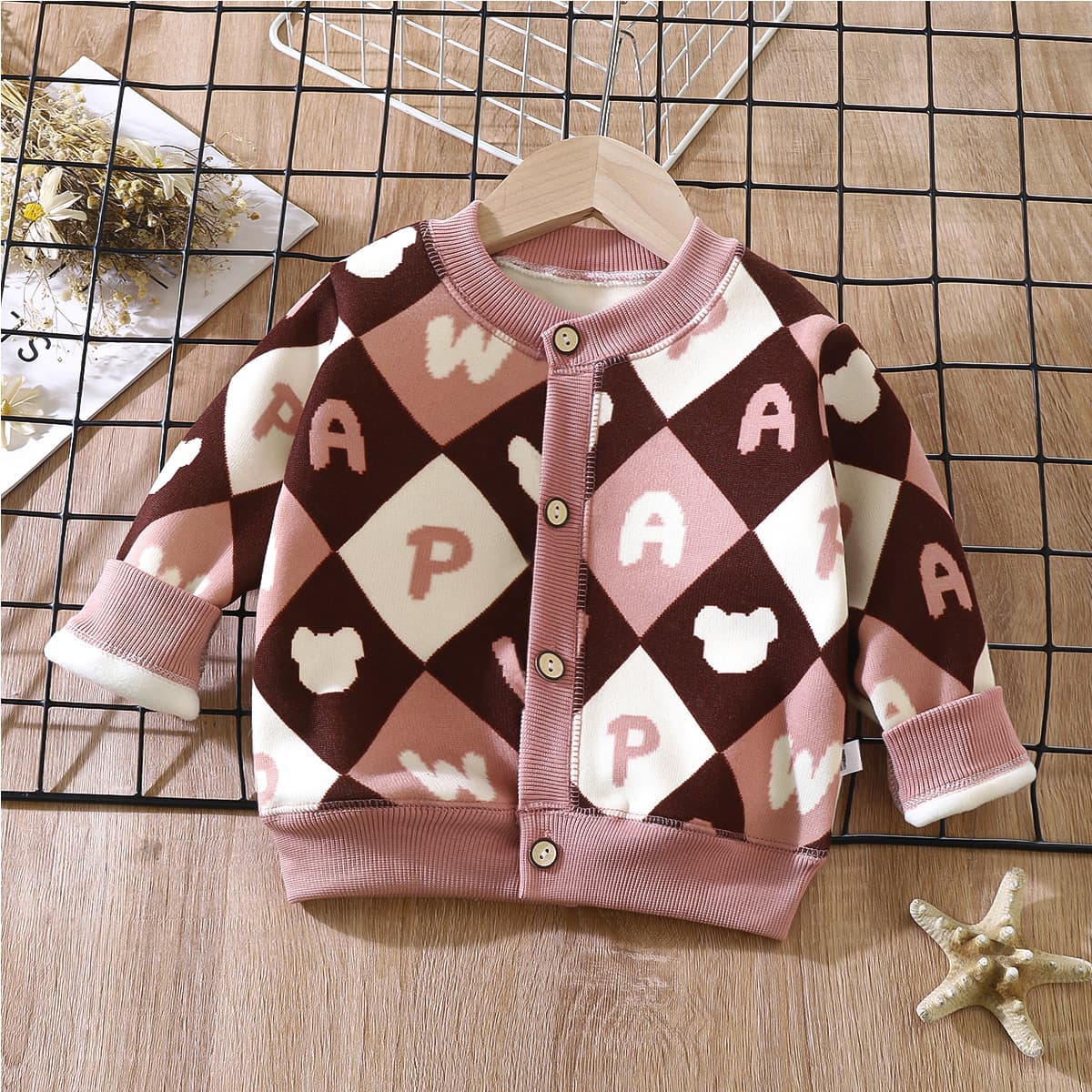 2026 Autumn/Winter New Kids' Versatile Knit Cardigan, Warm Thickened Sweater Coat for Boys and Girls, Outerwear