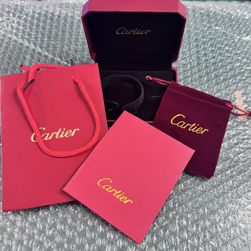Cartier-style bracelet gift box and bag, luxury series packaging box, factory direct