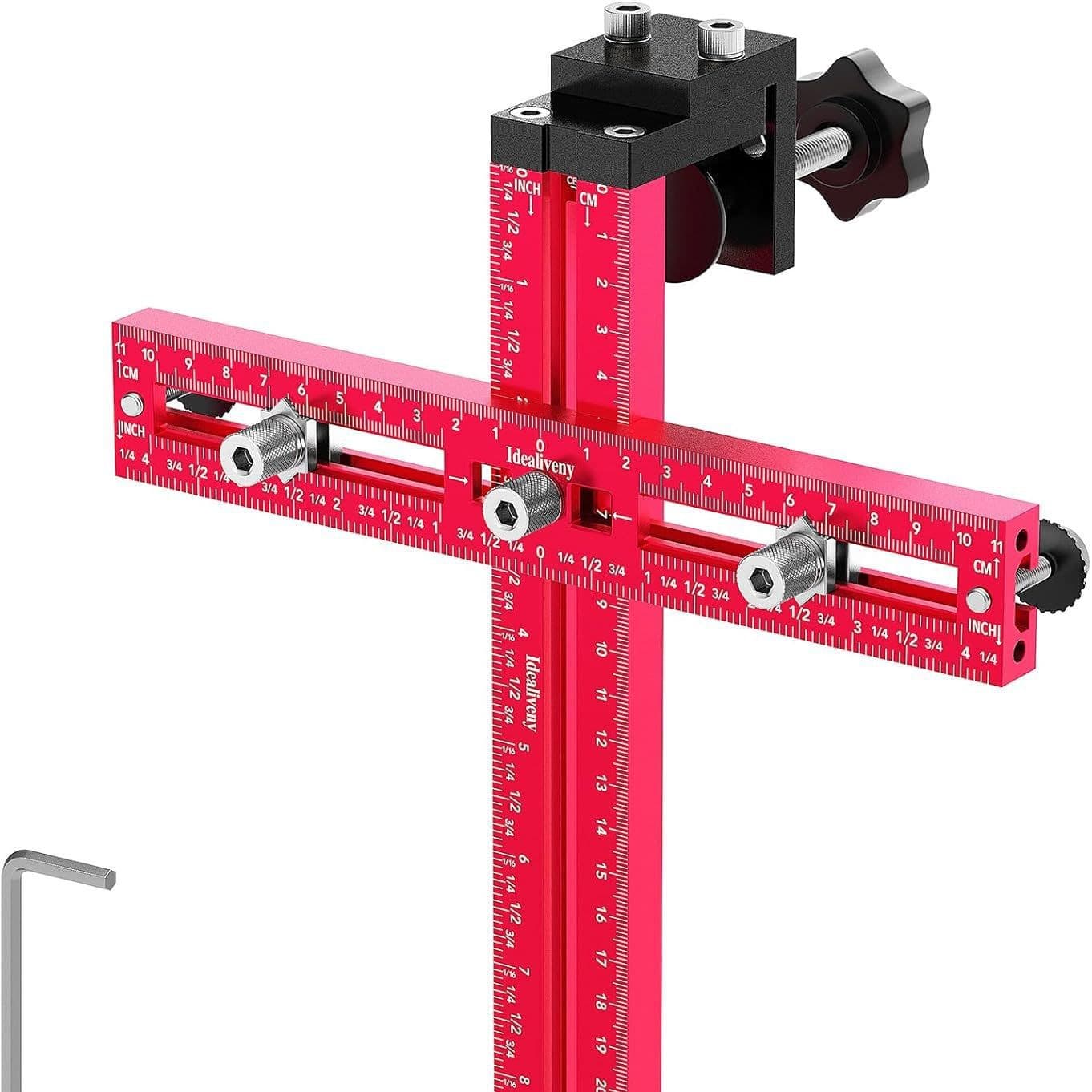Cabinet Hardware Clamps Adjustable Hole Punch for Knobs and Handles Handle Positioners