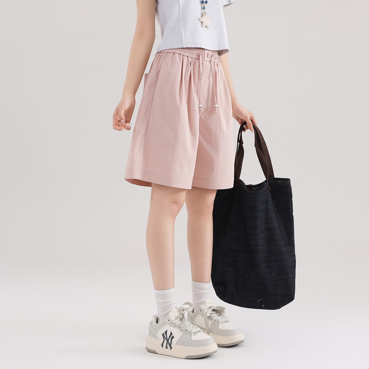 Girls' Shorts Summer Thin Loose Fit Casual Bermuda Shorts for Teens