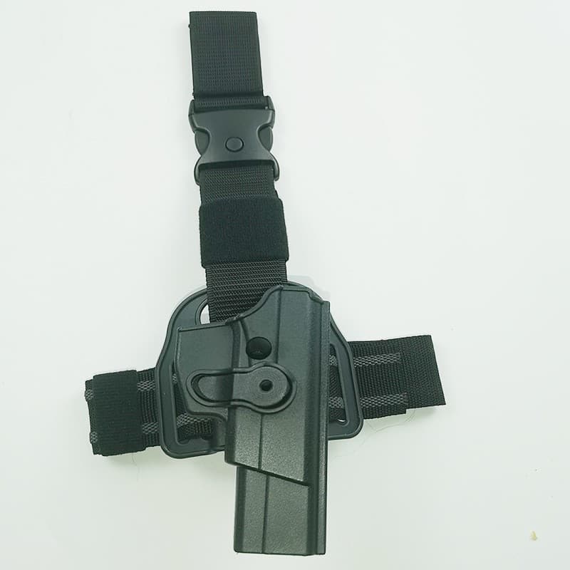 Tactical Quick Draw Plastic Steel Leg Strap Sling Training Film Props Unisex Outdoor Sports Tactical Gear Leg Holster