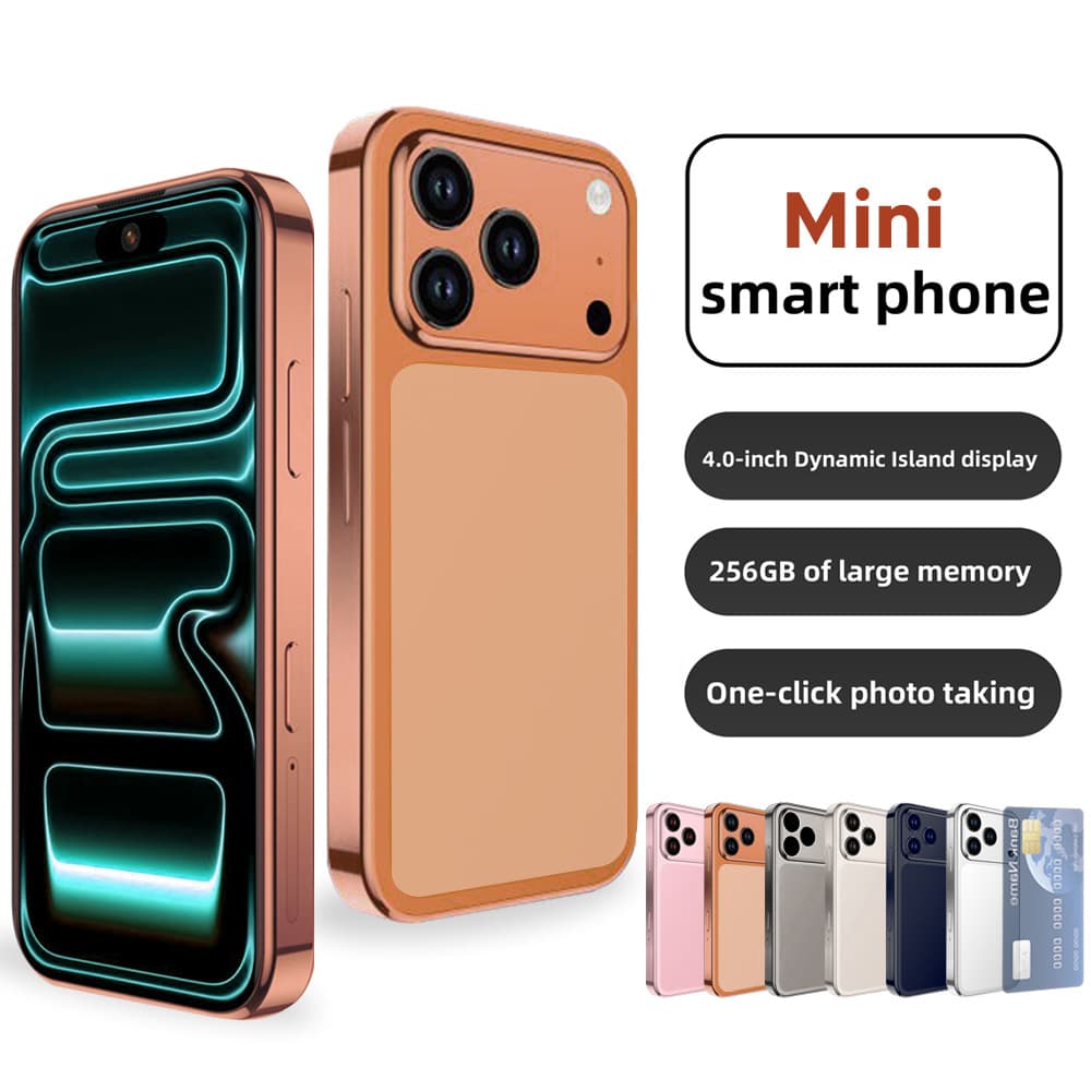Cross-border 2026 New i17mini Smartphone 8+128 Global Unlocked Version Mini Small Phone Source Factory