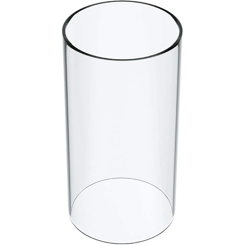S228 Round Transparent Glass Candle Shade Glass Windproof Buddha Lamp Shade Base Triangular Disc Candle Glass Shade