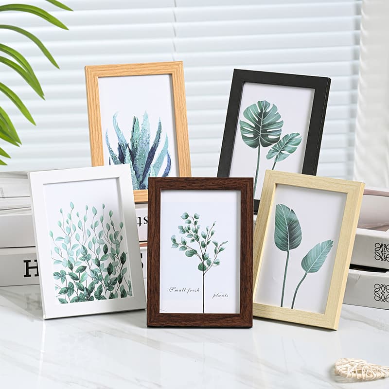 Minimalist Wooden Picture Frame Tabletop & Wall Hanging 5" 6" 7" 8" 10" A4 Handmade Photo Wall Frame Wholesale