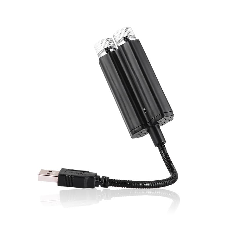 Car USB Starry Sky Light, Car Atmosphere Laser Projection Decorative Light, Car Roof Starlight LED Sound Control Rhythm Light